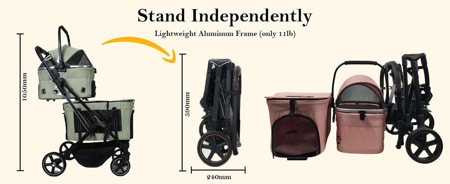 Double Pet Stroller