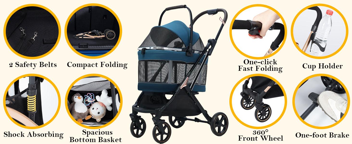 View 360° Pet Stroller