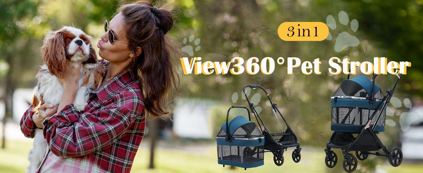 View 360° Pet Stroller