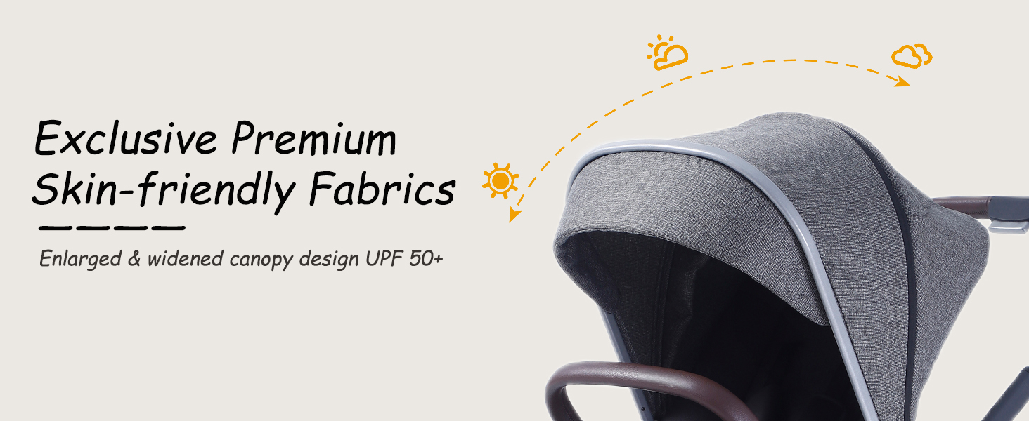 Aluminum Reversible Stroller