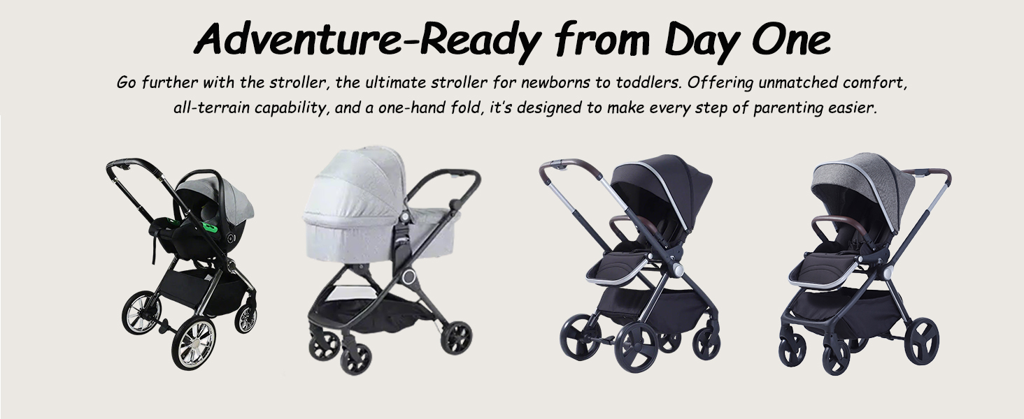 Aluminum Reversible Stroller