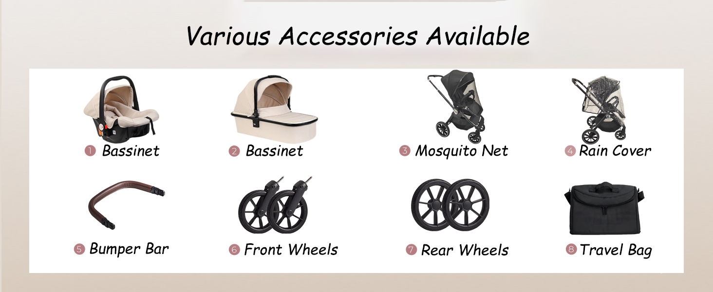 Aluminum Reversible Stroller