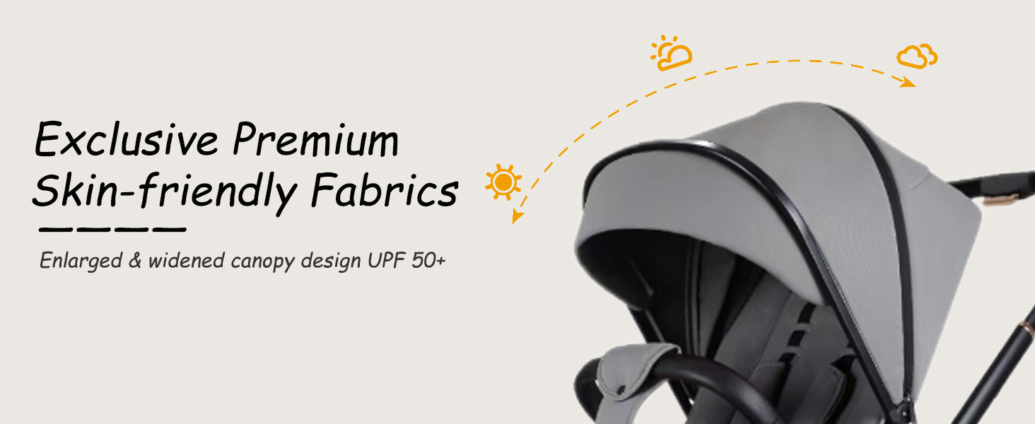 Plated Luxury Stroller