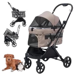 The Pet Stroller's stationary carriages are our top choice for durability - tested to withstand 10,000 + opening and closing cycles without wear and tear.