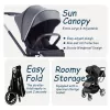 Aluminum Reversible Stroller