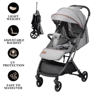 The Full SunShield Stroller features a 50+ UV-rated canopy to block 99% of harmful rays. Breathable mesh keeps baby cool, while one-hand fold makes it easy to take anywhere. 5-point harness – shop now