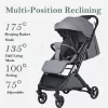 Leather Handle Luxury Stroller